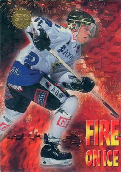 1994-95 Leaf Sisu SM-Liiga (Finnish) - Fire on Ice #11 Saku Koivu Front