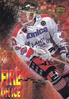1994-95 Leaf Sisu SM-Liiga (Finnish) - Fire on Ice #17 Juha Nurminen Front