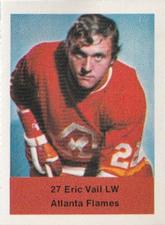 1974-75 NHL Action Stamps #NNO Eric Vail Front