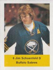 1974-75 NHL Action Stamps #NNO Jim Schoenfeld Front
