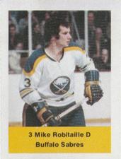 1974-75 NHL Action Stamps #NNO Mike Robitaille Front