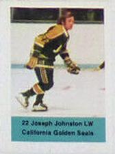 1974-75 NHL Action Stamps #NNO Joseph Johnston Front