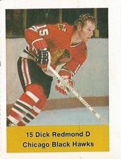 1974-75 NHL Action Stamps #NNO Dick Redmond Front