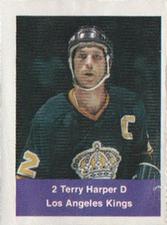 1974-75 NHL Action Stamps #NNO Terry Harper Front