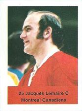 1974-75 NHL Action Stamps #NNO Jacques Lemaire Front