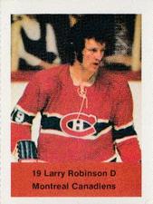 1974-75 NHL Action Stamps #NNO Larry Robinson Front