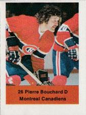 1974-75 NHL Action Stamps #NNO Pierre Bouchard Front