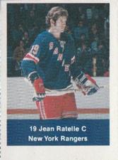 1974-75 NHL Action Stamps #NNO Jean Ratelle Front