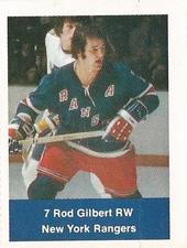 1974-75 NHL Action Stamps #NNO Rod Gilbert Front