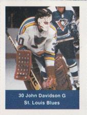 1974-75 NHL Action Stamps #NNO John Davidson Front