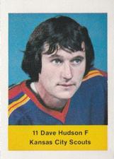 1974-75 NHL Action Stamps #NNO Dave Hudson Front