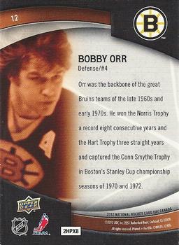 2012 Upper Deck National Hockey Card Day Canada #12 Bobby Orr Back