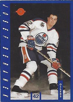 1991-92 IGA Edmonton Oilers #NNO Josef Beranek Front
