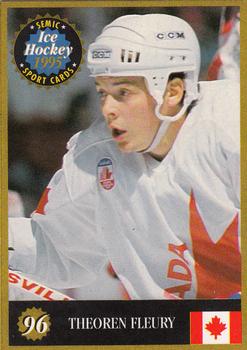 1995 Semic Ice Hockey (Finnish) #96 Theoren Fleury Front