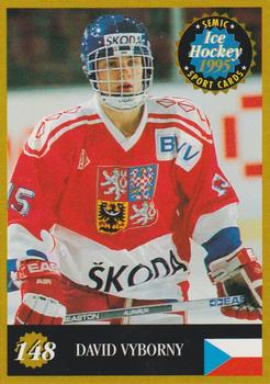 1995 Semic Ice Hockey (Finnish) #148 David Vyborny Front
