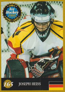 1995 Semic Ice Hockey (Finnish) #165 Joseph Heiss Front