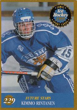 1995 Semic Ice Hockey (Finnish) #229 Kimmo Rintanen Front