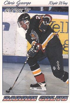 1995-96 Slapshot OHL #7 Chris George Front