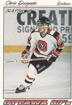 1995-96 Slapshot OHL #276 Chris Despatis Front