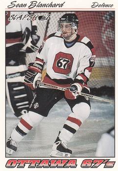 1995-96 Slapshot OHL #277 Sean Blanchard Front