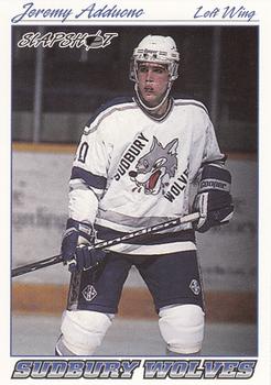 1995-96 Slapshot OHL #391 Jeremy Adduono Front