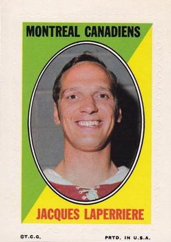 1970-71 Topps - Sticker Stamps #NNO Jacques Laperriere Front