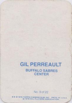1976-77 Topps - Glossy Inserts #9 Gilbert Perreault Back