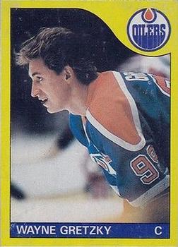 1985-86 Topps - Wax Box Bottom Panels Singles #G Wayne Gretzky Front