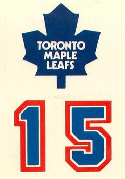 1985-86 Topps - Stickers #13 Toronto Maple Leafs Front