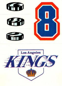 1985-86 Topps - Stickers #22 Los Angeles Kings Front