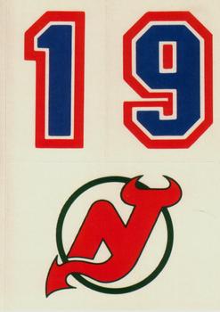1985-86 Topps - Stickers #27 New Jersey Devils Front