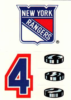 1987-88 Topps - Stickers #17 New York Rangers Front