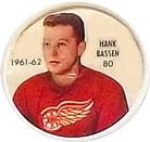 1961-62 Shirriff Coins #80 Hank Bassen Front