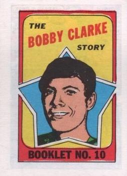 1971-72 O-Pee-Chee - Booklets #10 Bobby Clarke Front