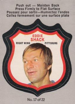 1972-73 O-Pee-Chee - Player Crests #17 Eddie Shack Front