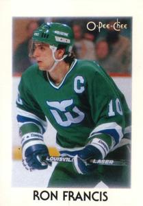 1987-88 O-Pee-Chee Minis #10 Ron Francis Front