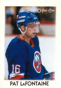 1987-88 O-Pee-Chee Minis #22 Pat LaFontaine Front