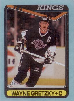 1990-91 O-Pee-Chee - Box Bottoms #D Wayne Gretzky Front