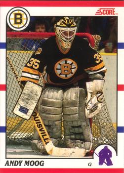 1990-91 Score Canadian #140 Andy Moog Front