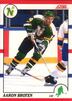 1990-91 Score Canadian #162 Aaron Broten Front