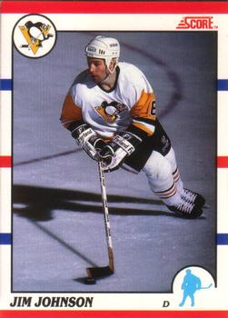 1990-91 Score Canadian #202 Jim Johnson Front