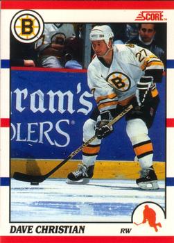1990-91 Score Canadian #295 Dave Christian Front