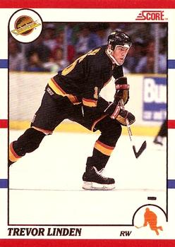1990-91 Score Canadian #32 Trevor Linden Front