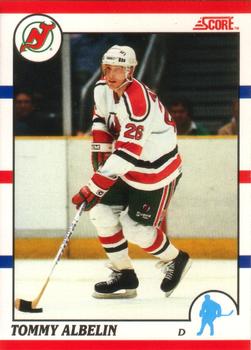 1990-91 Score Canadian #378 Tommy Albelin Front