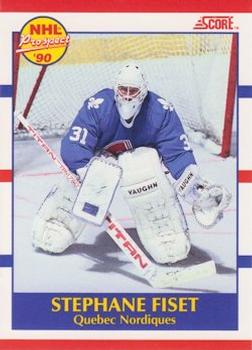 1990-91 Score Canadian #415 Stephane Fiset Front