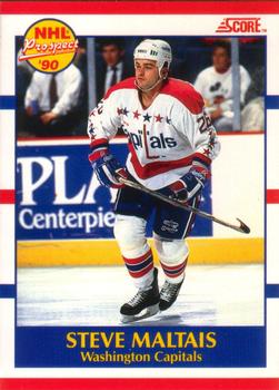 1990-91 Score Canadian #417 Steve Maltais Front