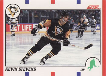 1990-91 Score Canadian #53 Kevin Stevens Front