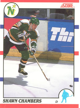 1990-91 Score Canadian #57 Shawn Chambers Front