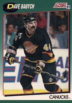 1991-92 Score Rookie and Traded #34T Dave Babych Front