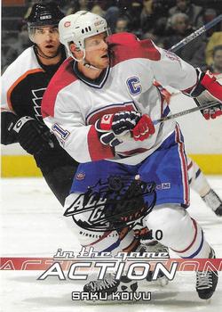 2003-04 In The Game Action - NHL All-Star FANtasy #391 Saku Koivu Front